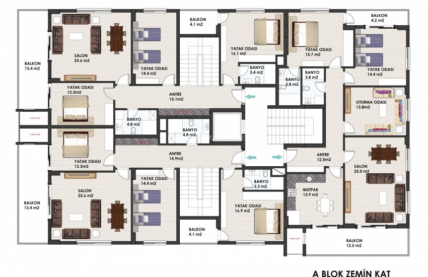 Apartments Close to All Amenities in Alanya City Center 8