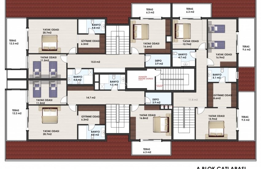 Apartments Close to All Amenities in Alanya City Center 11