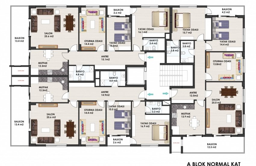 Apartments Close to All Amenities in Alanya City Center 7