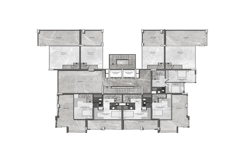 Panoramic Sea and Nature View Property in Kargıcak Alanya 47