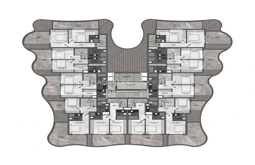 Panoramic Sea and Nature View Property in Kargıcak Alanya 48