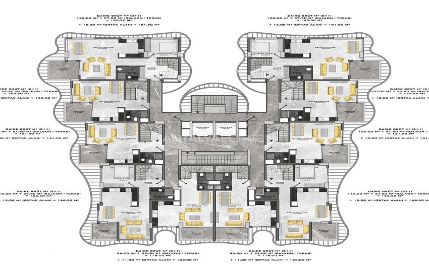 Panoramic Sea and Nature View Property in Kargıcak Alanya 49