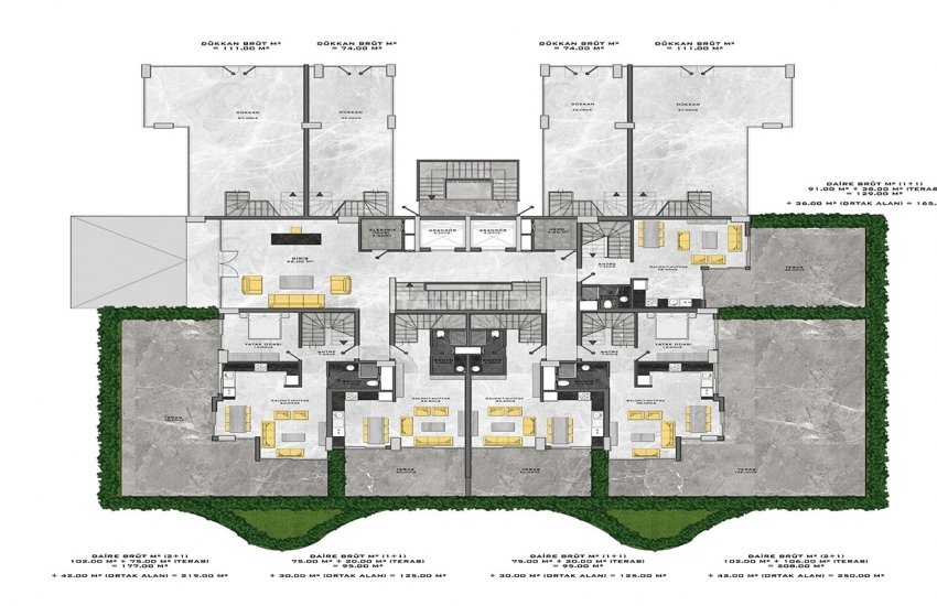 Panoramic Sea and Nature View Property in Kargıcak Alanya 51