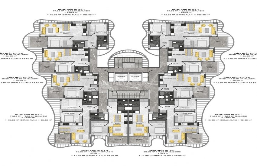 Panoramic Sea and Nature View Property in Kargıcak Alanya 46