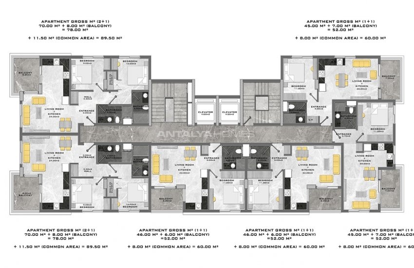 Perfect Gelegen Appartementen Dicht Bij De Zee In Mahmutlar 33
