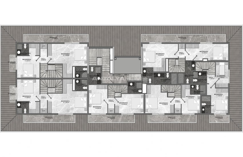 Perfect Gelegen Appartementen Dicht Bij De Zee In Mahmutlar 34