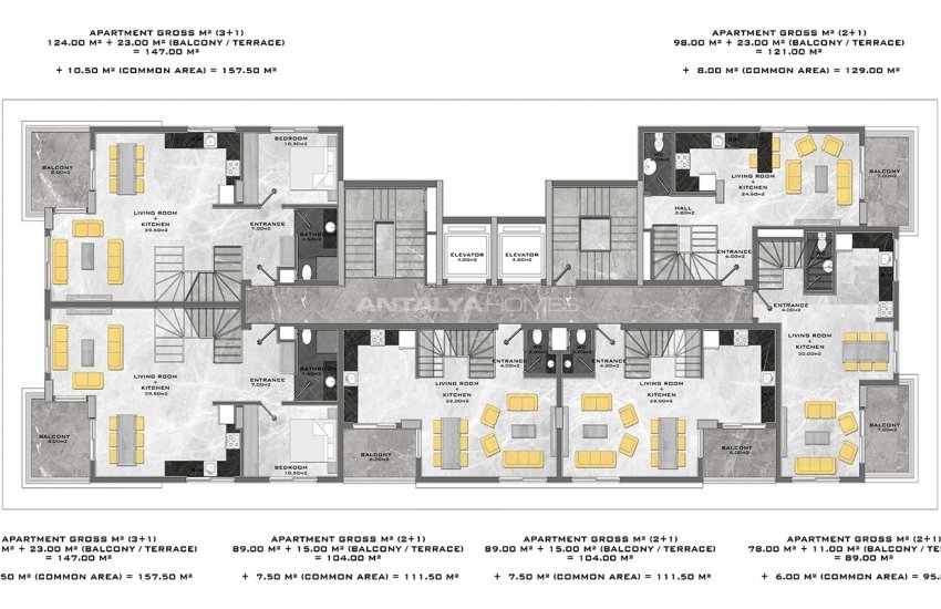 Perfect Gelegen Appartementen Dicht Bij De Zee In Mahmutlar 35