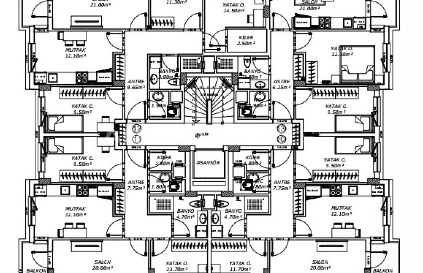 Central Properties Close to the Historical Center of Antalya 21