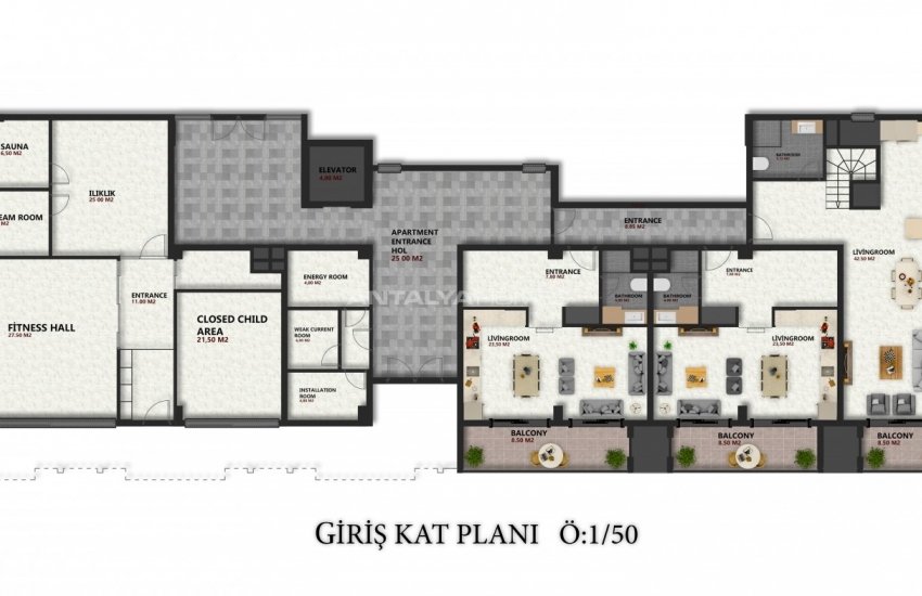 Elegantly Designed Apartments Close to All Amenities in Oba 29