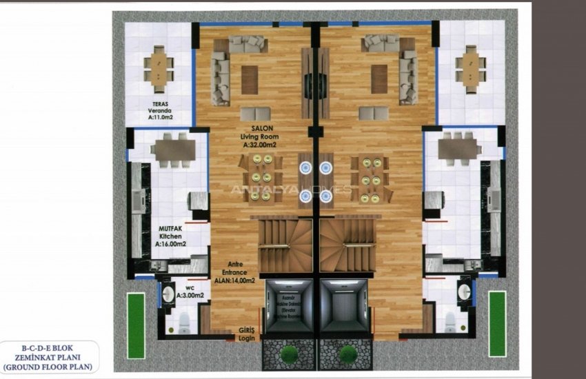 Capacious Villas in a Peaceful Area in Antalya Konyaaltı 46