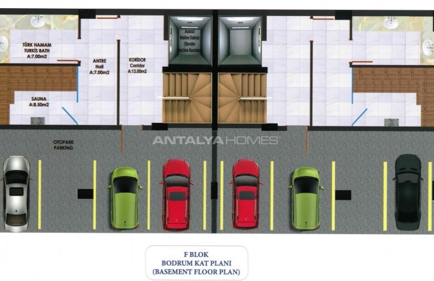 Capacious Villas in a Peaceful Area in Antalya Konyaaltı 49