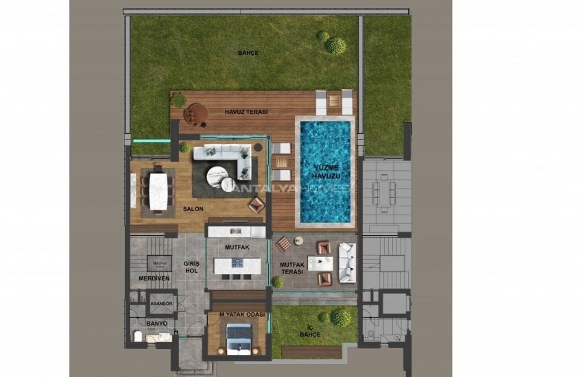 Villas with Private Pools and Spacious Gardens in Antalya 26