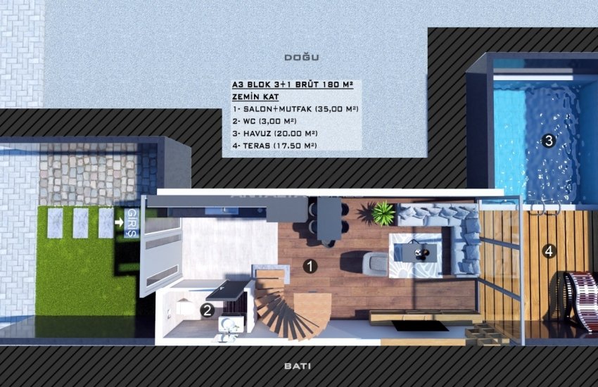 Новые Сдвоенные Виллы в Анталии с Видом на Природу 44