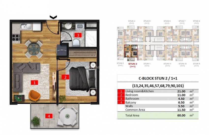 Элитная Недвижимость с Частным Пляжем в Алании, Махмутлар 35
