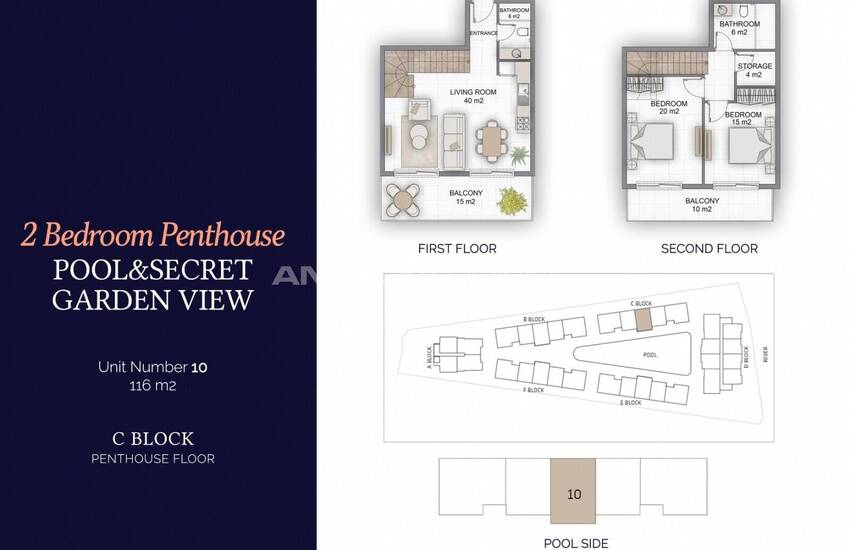 Avsallar'da Doğa Manzaralı Ultra Lüks Satılık Daireler 52