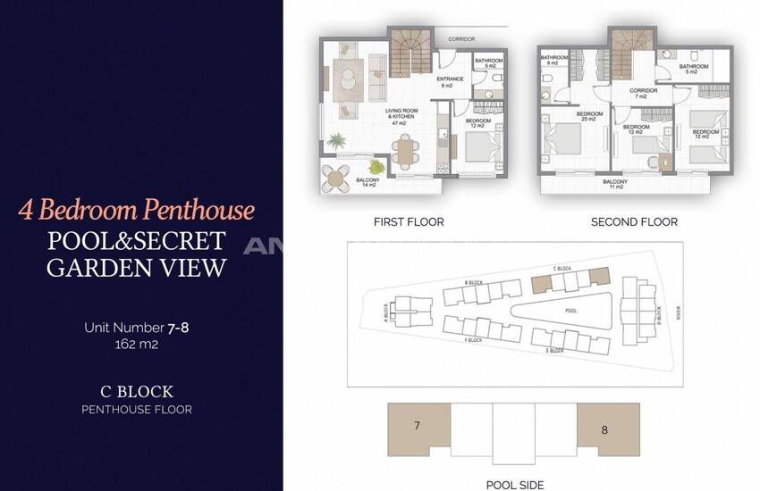 Avsallar'da Doğa Manzaralı Ultra Lüks Satılık Daireler 53