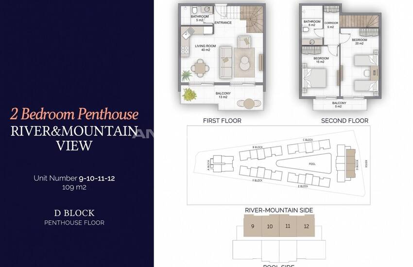 Avsallar'da Doğa Manzaralı Ultra Lüks Satılık Daireler 57