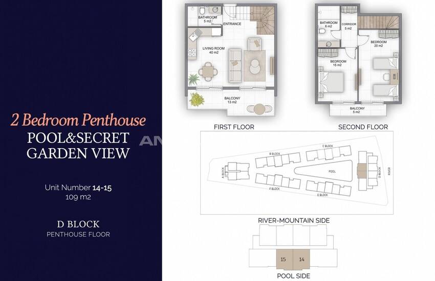 Avsallar'da Doğa Manzaralı Ultra Lüks Satılık Daireler 58