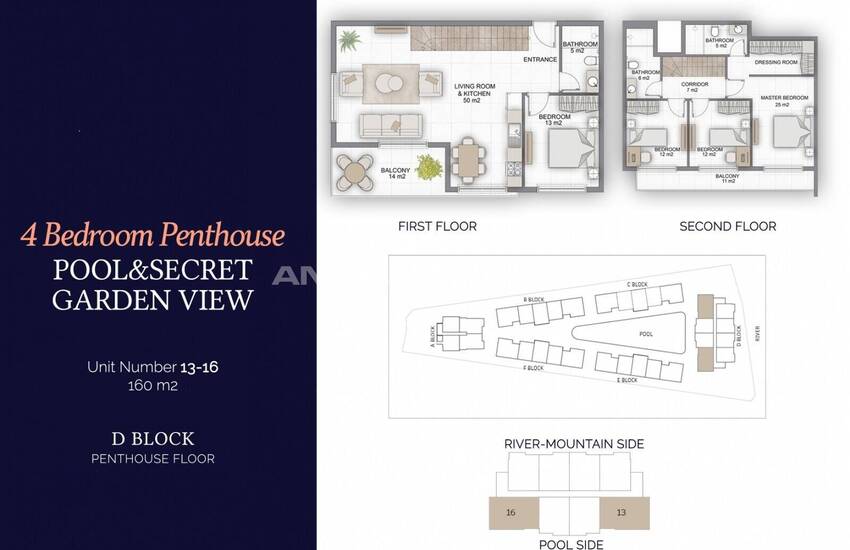 Avsallar'da Doğa Manzaralı Ultra Lüks Satılık Daireler 59