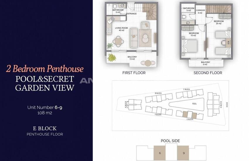 Avsallar'da Doğa Manzaralı Ultra Lüks Satılık Daireler 63