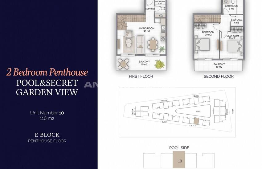 Avsallar'da Doğa Manzaralı Ultra Lüks Satılık Daireler 64