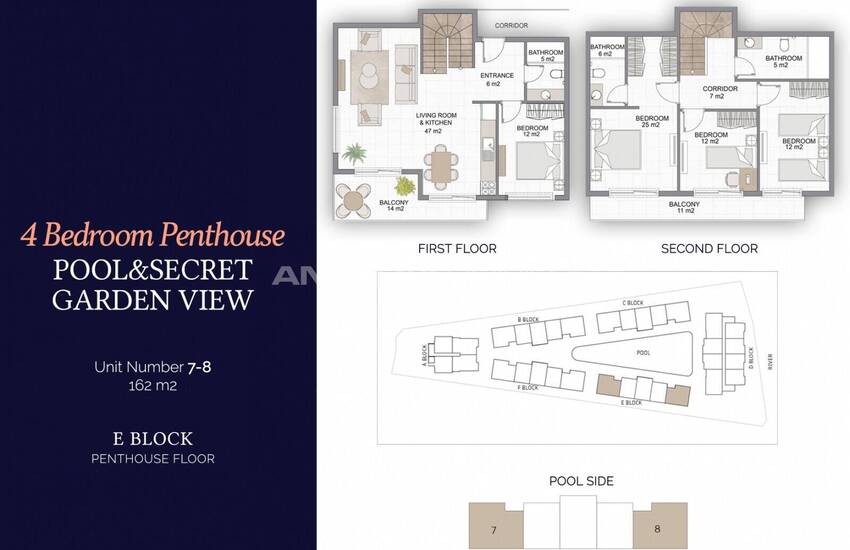Avsallar'da Doğa Manzaralı Ultra Lüks Satılık Daireler 65