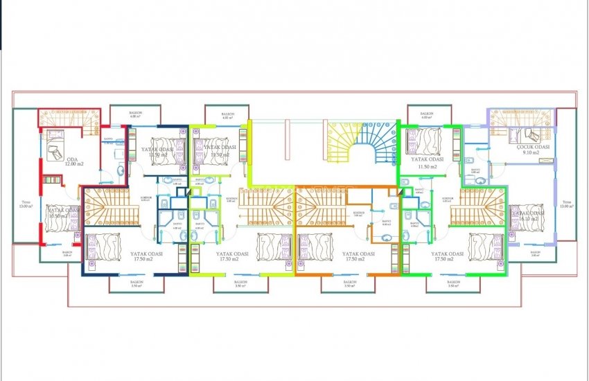 Luxury Apartments in a Complex Close to the Beach in Alanya 24