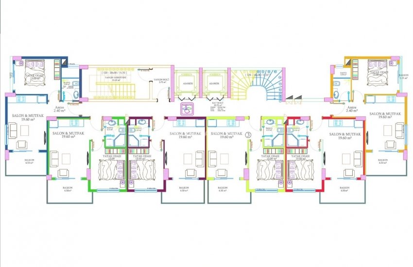 Luxury Apartments in a Complex Close to the Beach in Alanya 25