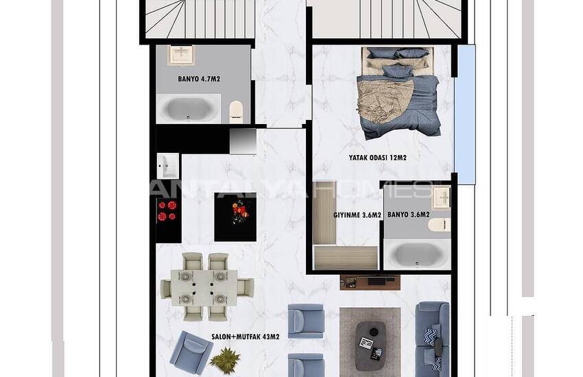 Centrally Located Alanya Apartments with Contemporary Design 34