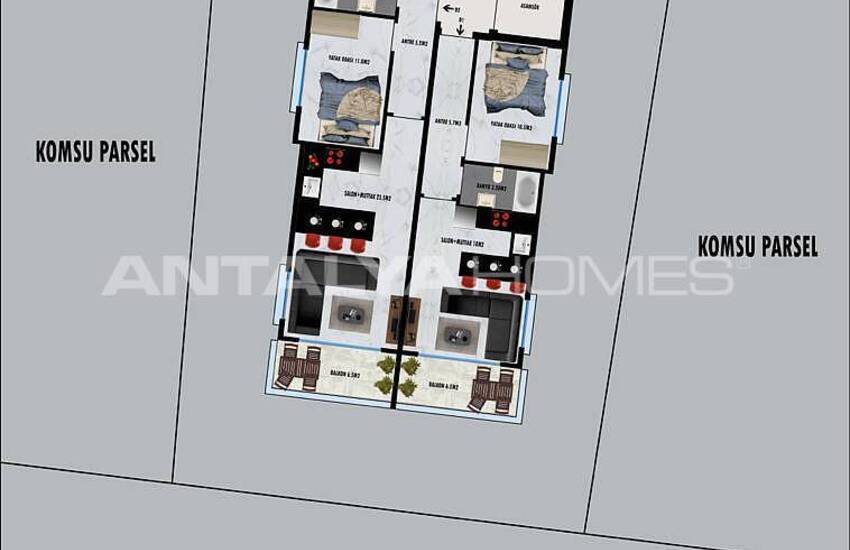 Centrally Located Alanya Apartments with Contemporary Design 35