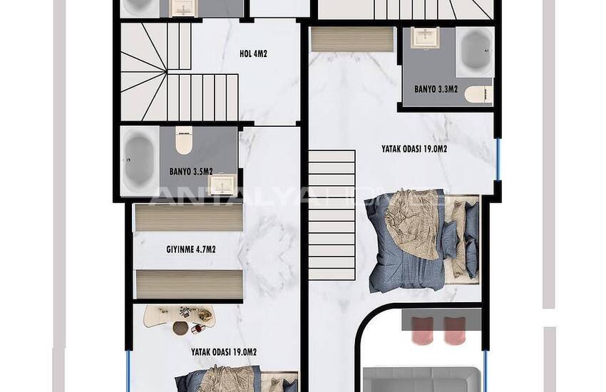 Centrally Located Alanya Apartments with Contemporary Design 36