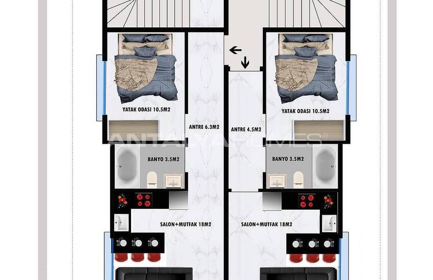 Centrally Located Alanya Apartments with Contemporary Design 33