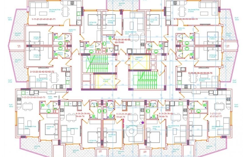 Central Duplex Apartments Close to the Beach in Alanya 48