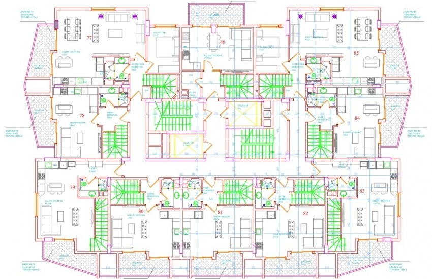 Central Duplex Apartments Close to the Beach in Alanya 46