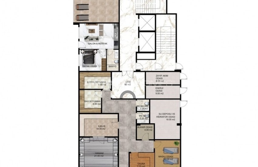 Modernly Designed Luxury Flats in Alanya Kestel with Pools 48
