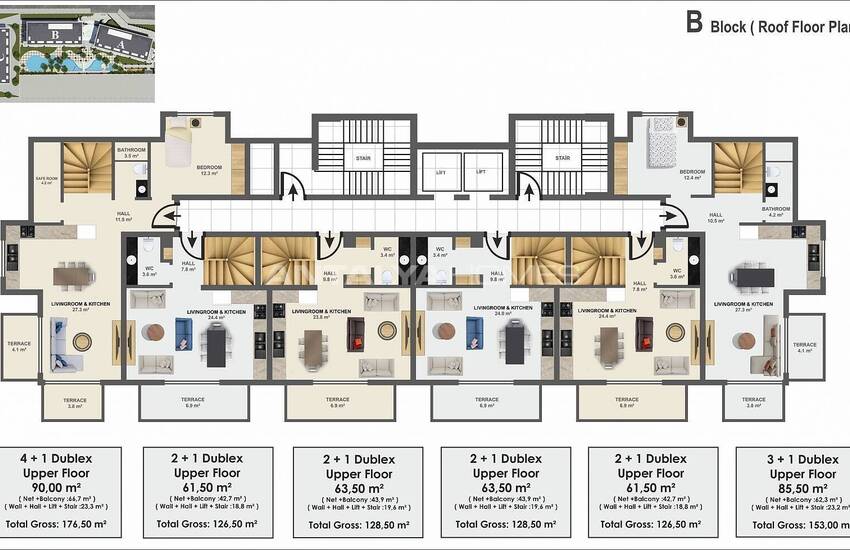 Moderna Deluxe -lägenheter Nära Stranden I Alanya 18