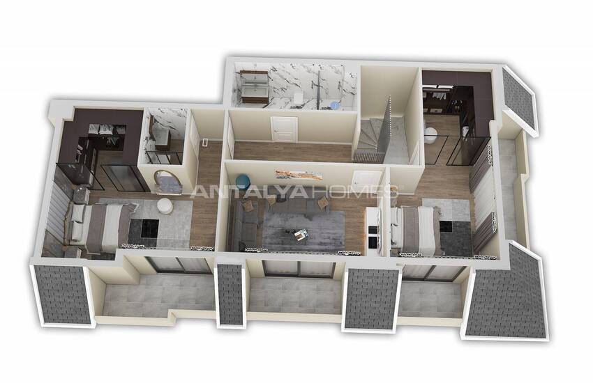 Lyxiga Fastigheter I Alanya Center Nära Stranden 25