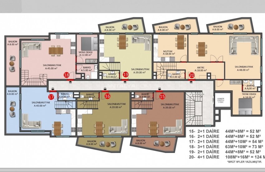 Appartements À Courte Distance De La Mer À Alanya 37