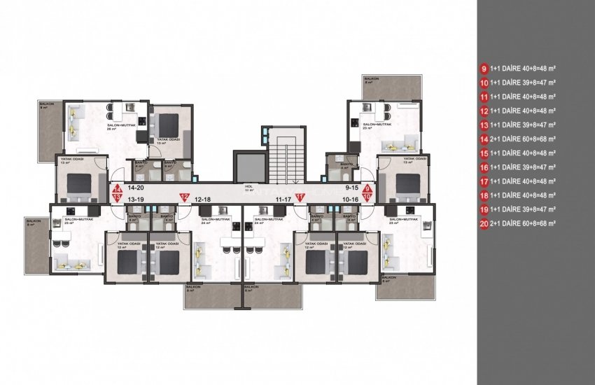 Appartements Mêlés À La Nature À Alanya Kargicak 30