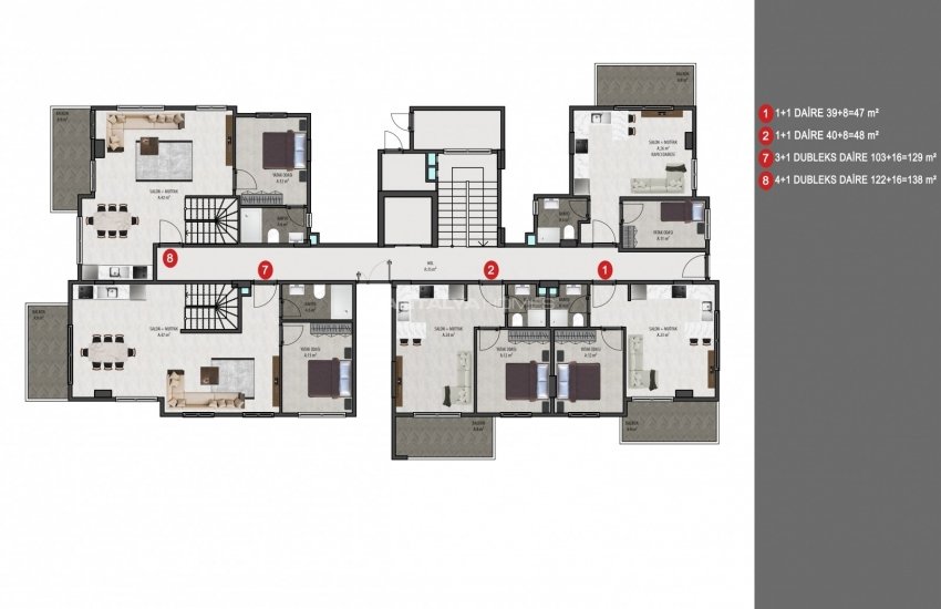 Appartements Mêlés À La Nature À Alanya Kargicak 32