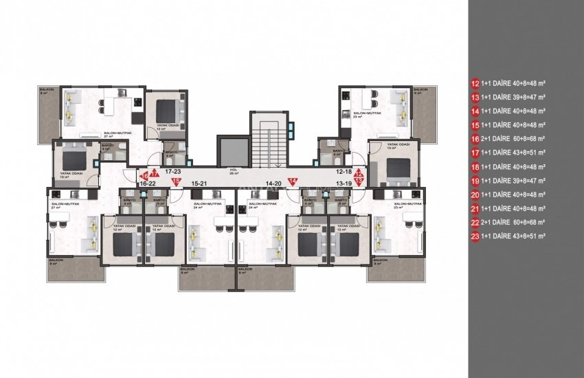 Appartements Mêlés À La Nature À Alanya Kargicak 35