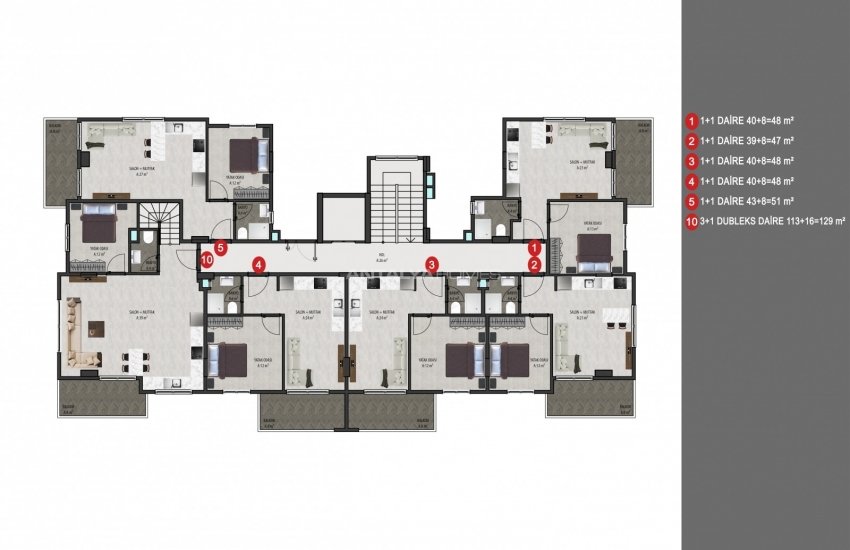 Appartements Mêlés À La Nature À Alanya Kargicak 36