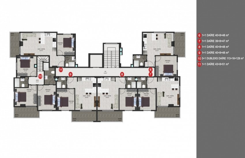 Appartements Mêlés À La Nature À Alanya Kargicak 29