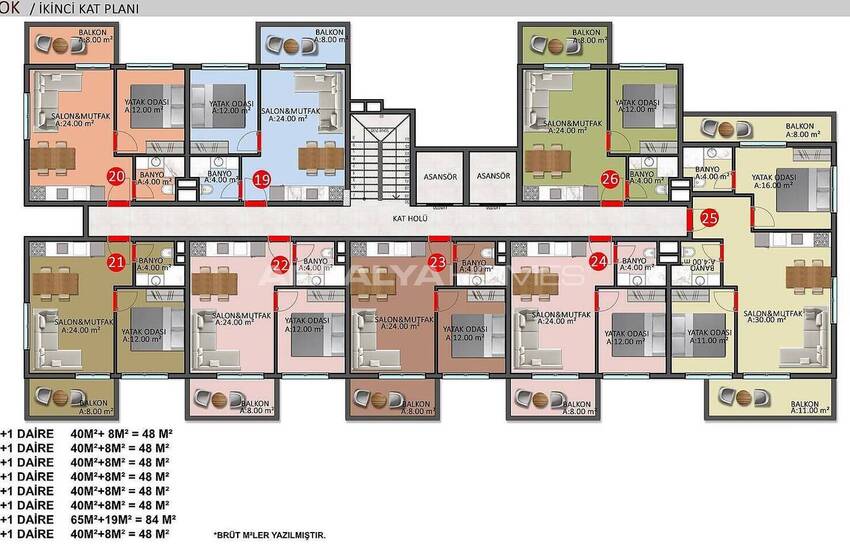 Woningen Met Rijke Complexe Functies In Alanya Oba 27