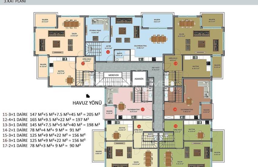 Woningen Met Rijke Complexe Functies In Alanya Oba 40