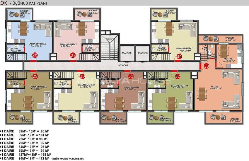 Woningen Met Rijke Complexe Functies In Alanya Oba 24