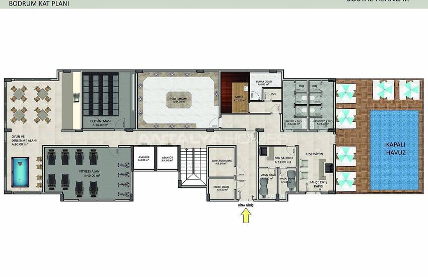 Woningen Met Rijke Complexe Functies In Alanya Oba 25