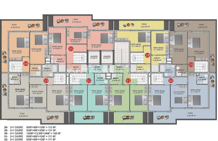 Woningen Met Rijke Complexe Functies In Alanya Oba 42