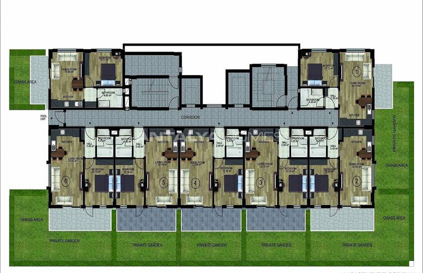 Luxueux Immobiliers À Alanya Près De L'aéroport De Demirtaş 31