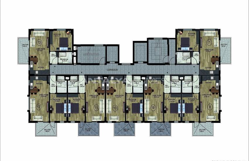 Luxueux Immobiliers À Alanya Près De L'aéroport De Demirtaş 32